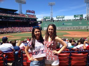 My first Red Sox game!