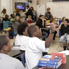 Students at a NASA Explorer School