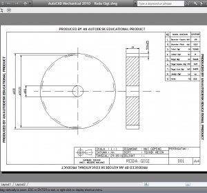 Autodesk AutoCAD student