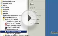 Autodesk Autocad Youtube How to Reset to Defaults Cad Slow
