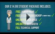 Student Web Hosting - £14.99 per year