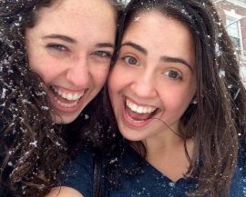 Last year we had a much snowier winter than this one, so a friend and I celebrated with some impromptu selfies :)