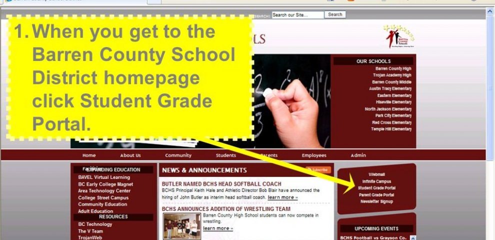 Student grade Portal