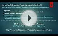 Autodesk AutoCAD free download liscense student program