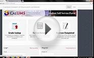 How to login to the CalUMS Student Self Service Portal